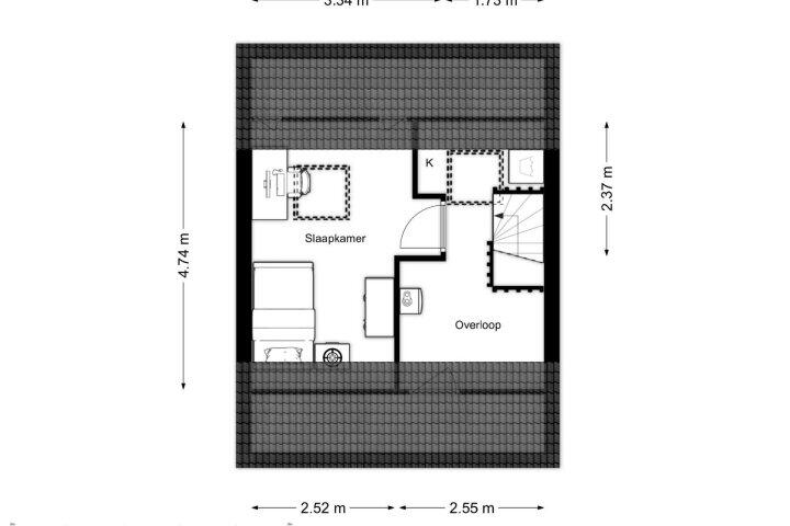 Plattegrond – De Wetterwille 200, Drachten