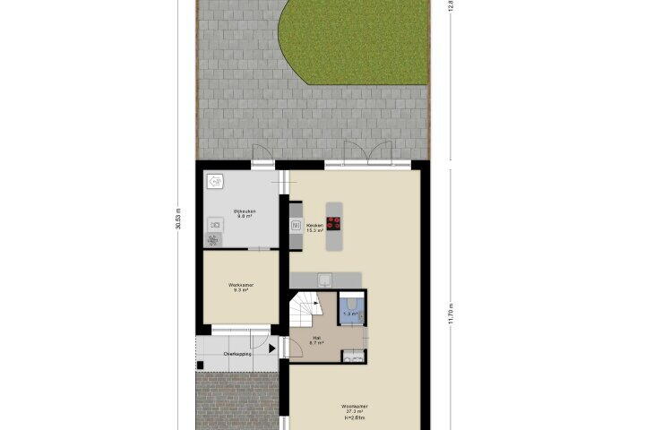 Plattegrond – De Wierse 23, Biddinghuizen