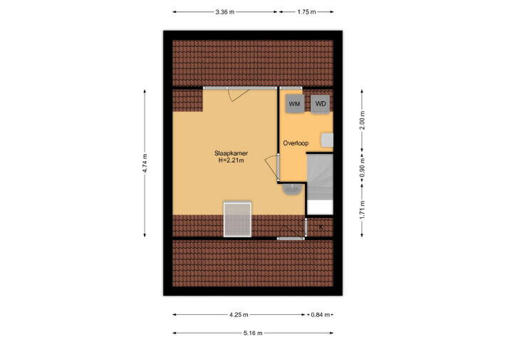 Plattegrond – de Zwaan 4, Leidschendam