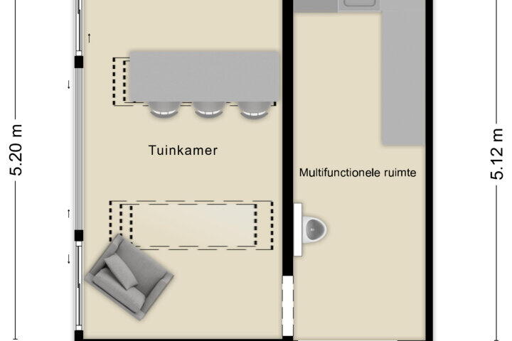 Plattegrond – Diamantdijk 104, Roosendaal