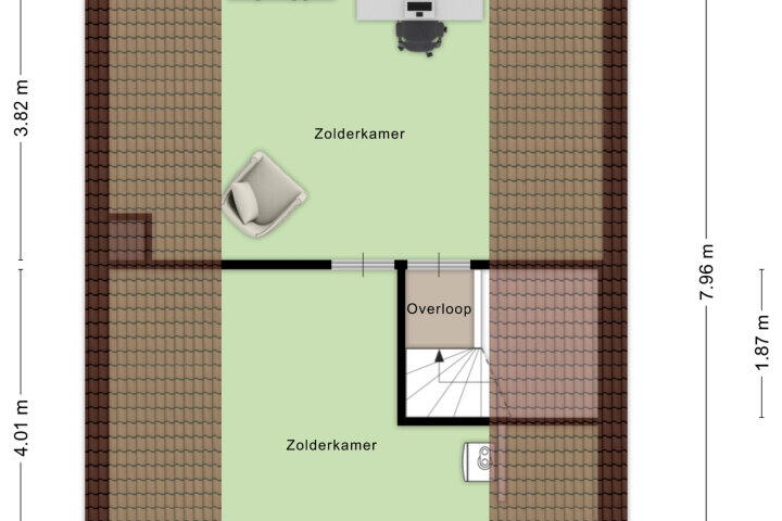 Plattegrond – Diamantdijk 137, Roosendaal