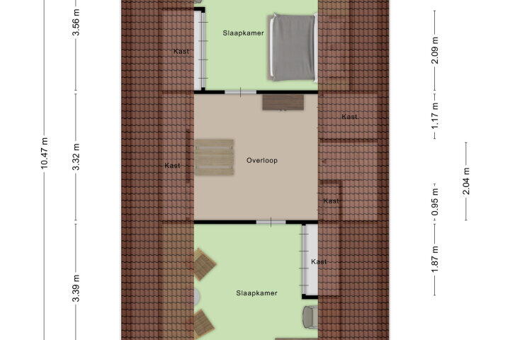 Plattegrond – Diamantdijk 138, Roosendaal