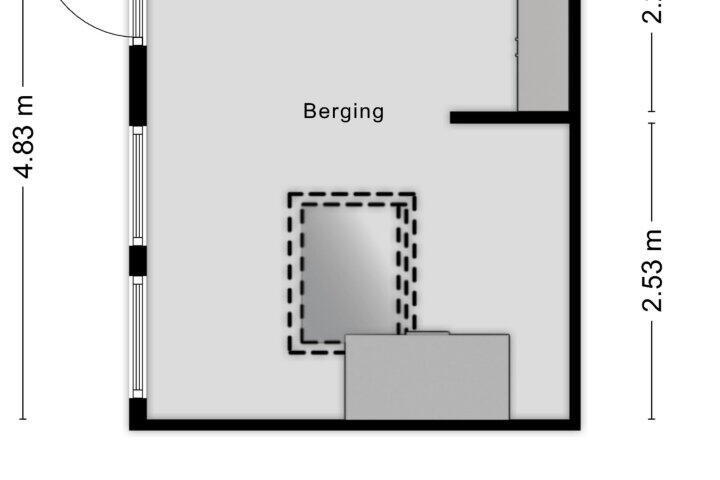 Plattegrond – Diamantdijk 91, Roosendaal
