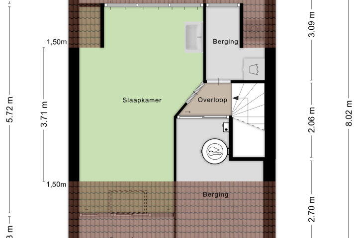 Plattegrond – Diemewei 4207, Wijchen