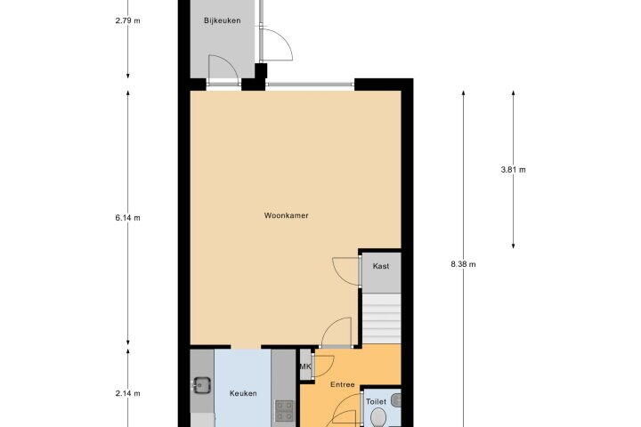 Plattegrond – Diemewei 4627, Wijchen
