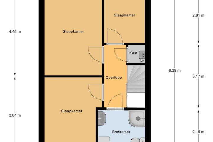 Plattegrond – Diemewei 4627, Wijchen