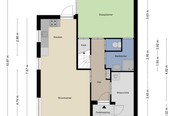 Plattegrond – Diemewei 4632, Wijchen