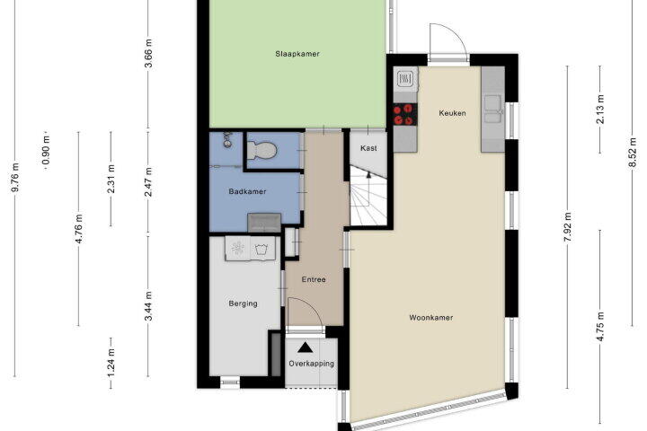 Plattegrond – Diemewei 4634, Wijchen