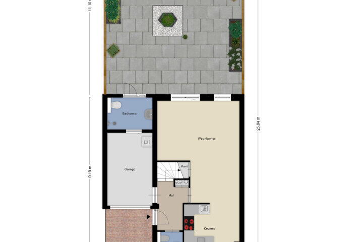 Plattegrond – Diemewei 4840, Wijchen
