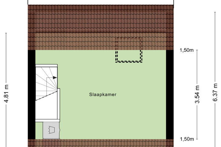 Plattegrond – Diepvoorde 2613, Wijchen