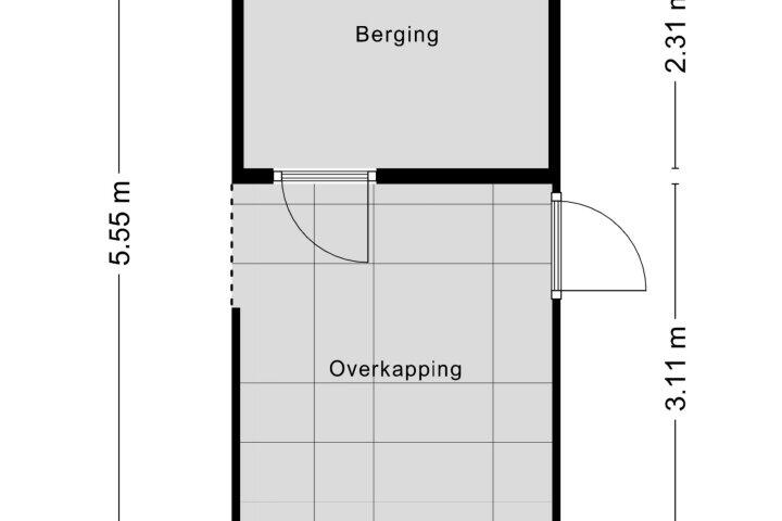 Plattegrond – Diepvoorde 2613, Wijchen
