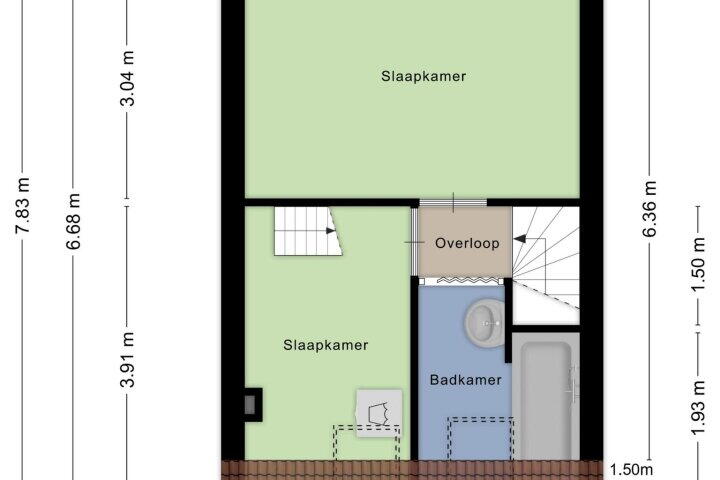 Plattegrond – Diepvoorde 2812, Wijchen