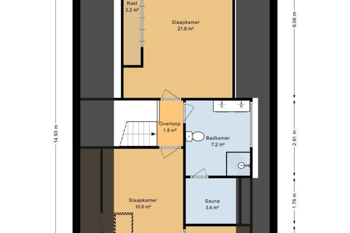 Plattegrond – Diligencelaan 17, Leek