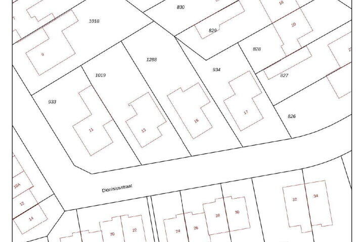 Plattegrond – Dionisiusstraat 15, Oirlo