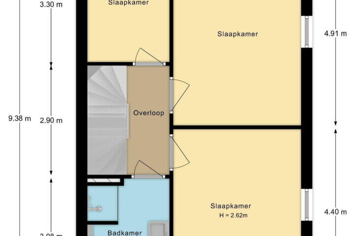 Plattegrond – Distelvlinderlaan 65, Apeldoorn