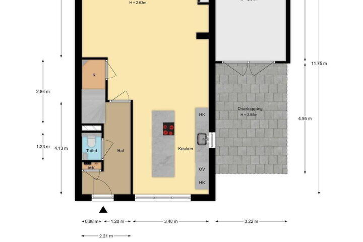 Plattegrond – Distelvlinderlaan 65, Apeldoorn