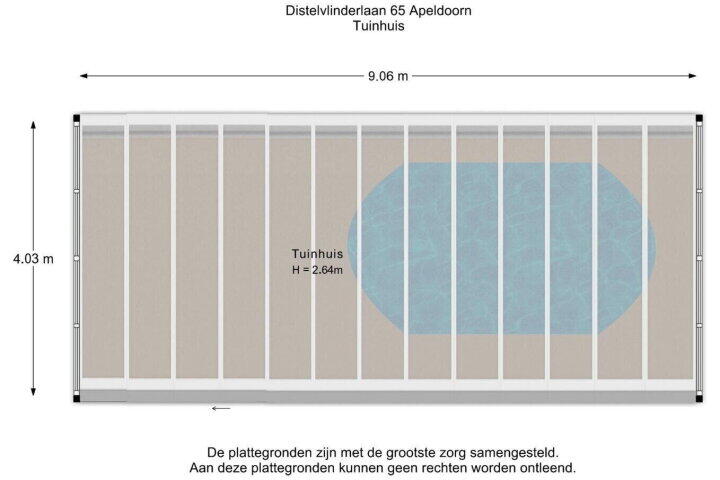 Plattegrond – Distelvlinderlaan 65, Apeldoorn