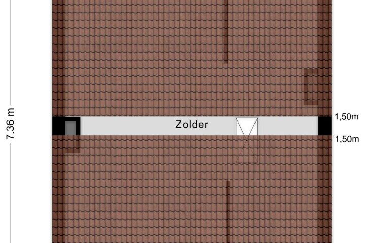 Plattegrond – Doctor Mollerlaan 47, Roosendaal