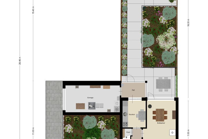 Plattegrond – Doctor Schaepmanlaan 33, Roosendaal