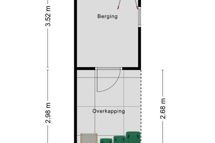 Plattegrond – Doctor Schaepmanlaan 33, Roosendaal