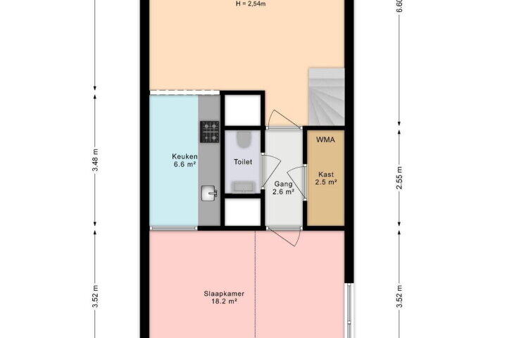 Plattegrond – Dodaarsoever 41, Den Haag