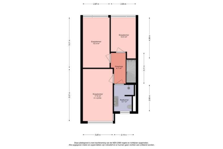 Plattegrond – Dodaarsoever 8, Den Haag