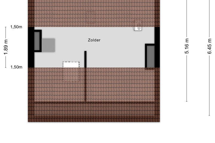 Plattegrond – Doeldreef 23, Wouw