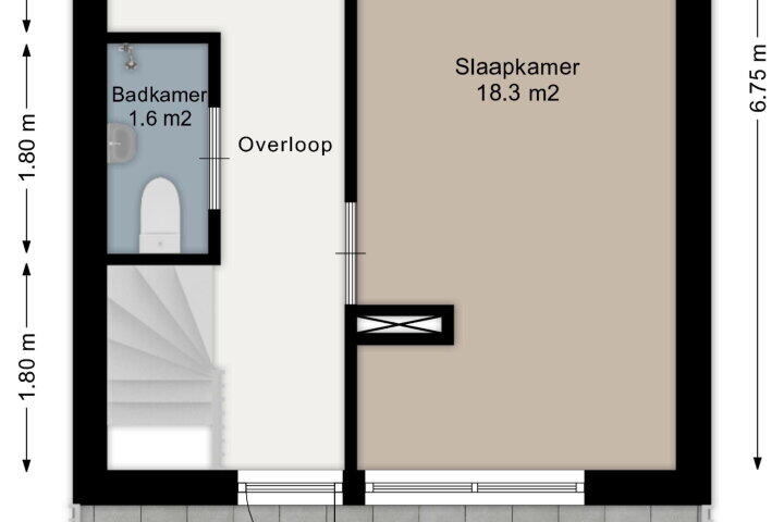 Plattegrond – Doevenkamp 50, Assen