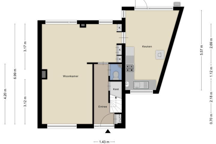 Plattegrond – Dokter Hamburgerlaan 10, Boskoop