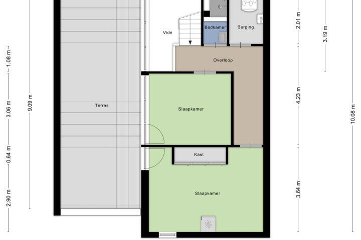 Plattegrond – Dokter P. Franssenstraat 10, Wijchen