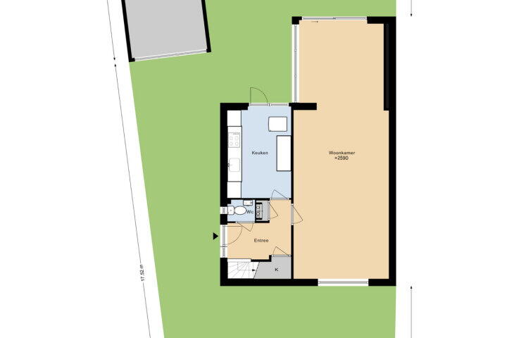 Plattegrond – Dokter van Berckellaan 13, Heerlen