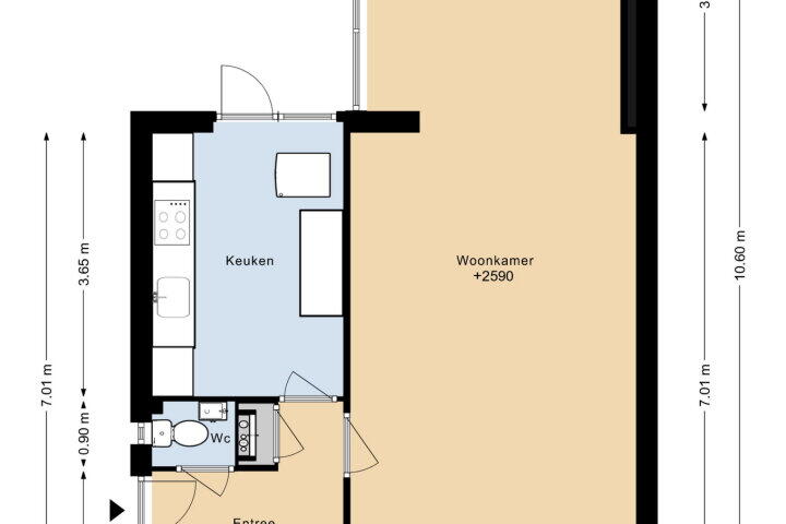 Plattegrond – Dokter van Berckellaan 13, Heerlen