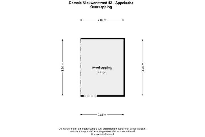 Plan – Domela Nieuwenhuisstraat 42, Appelscha