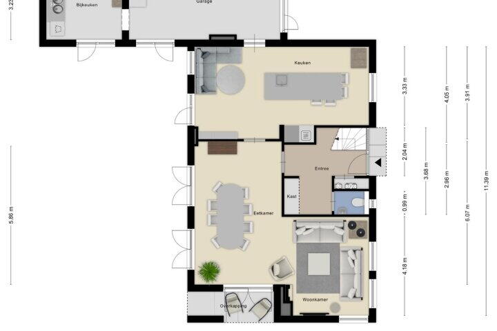 Plattegrond – Donauring 190, Drunen