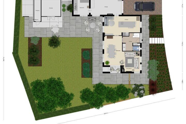 Plattegrond – Donauring 190, Drunen