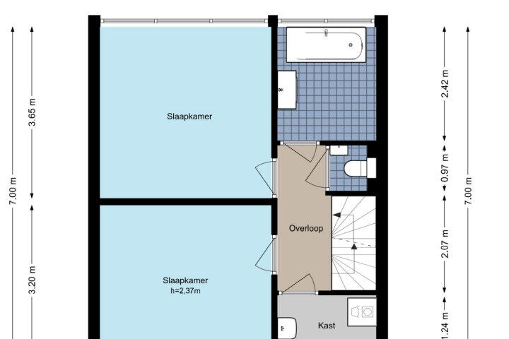 Plattegrond – Don Boscolaan 15, Amstelveen
