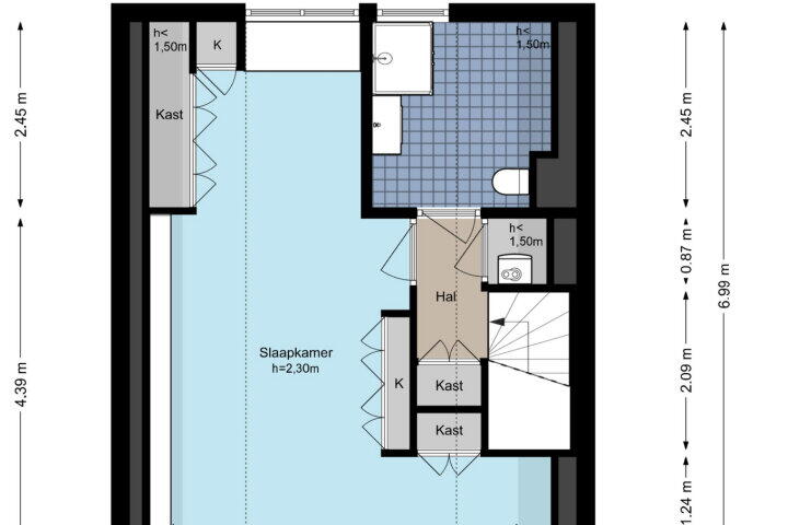 Plattegrond – Don Boscolaan 15, Amstelveen