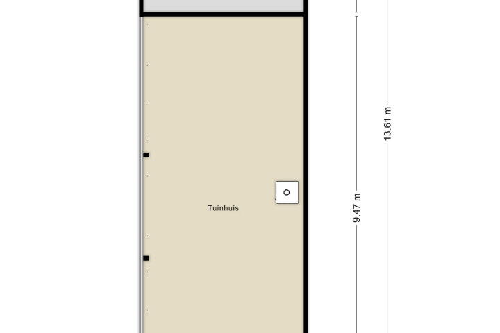 Plattegrond – Donkerstraat 40, Wijchen