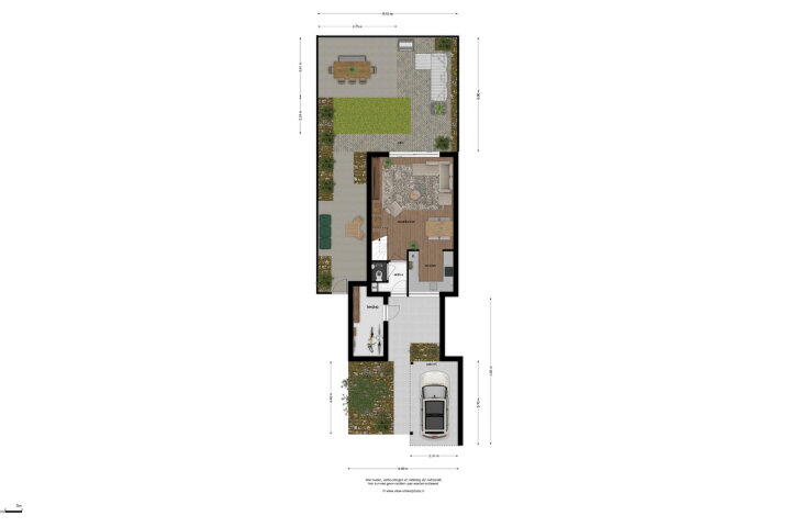Plattegrond – Doornbos 77, Rijen