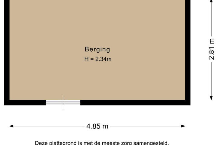 Plattegrond – Doorwerthstraat 23, Nijmegen