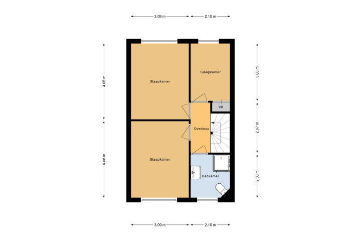Plattegrond – Doorzwin 4190, Julianadorp