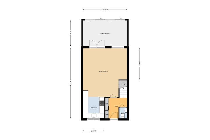 Plattegrond – Doorzwin 4190, Julianadorp