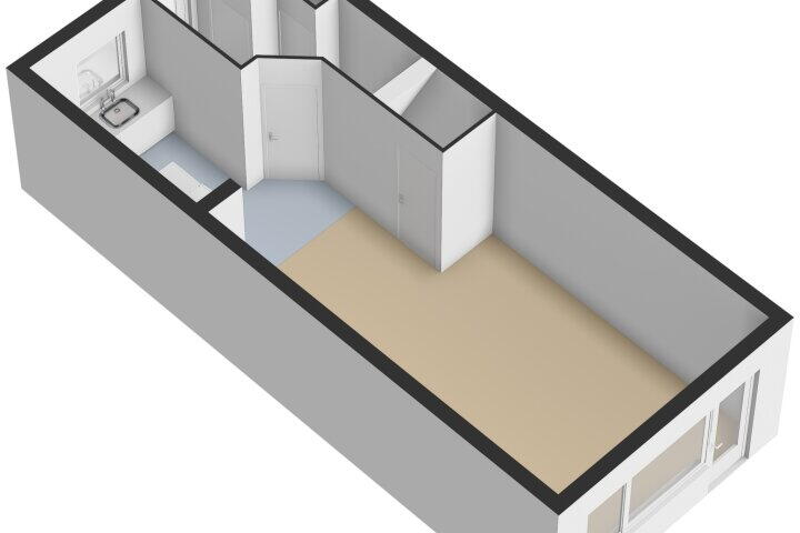 Plattegrond – Dopplerdomein 63, Maastricht