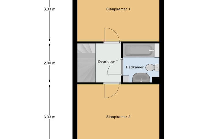 Plattegrond – Dopplerdomein 63, Maastricht