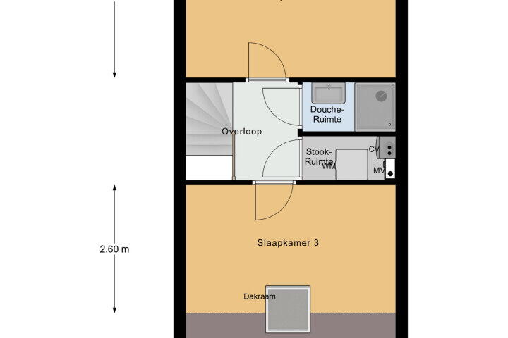 Plattegrond – Dopplerdomein 63, Maastricht