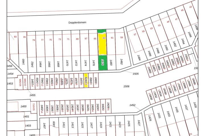 Plattegrond – Dopplerdomein 63, Maastricht