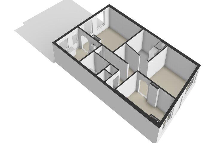 Plattegrond – Dorpsstraat 29, Amstelveen