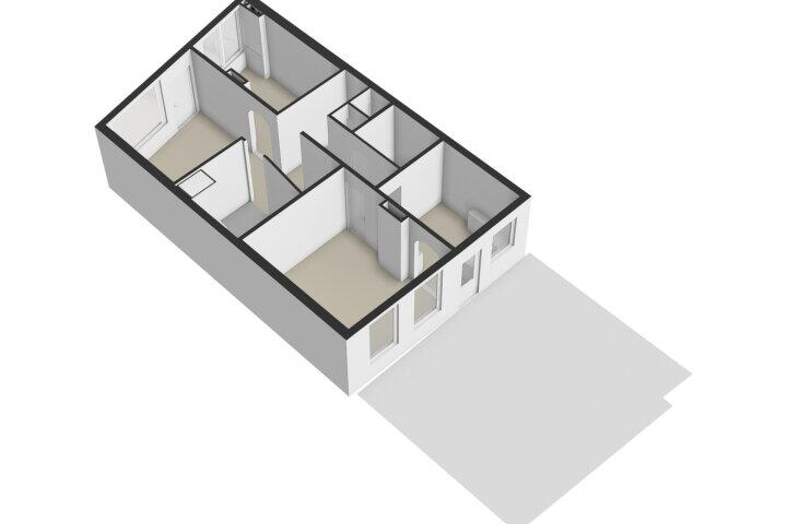 Plattegrond – Dorpsstraat 29, Amstelveen