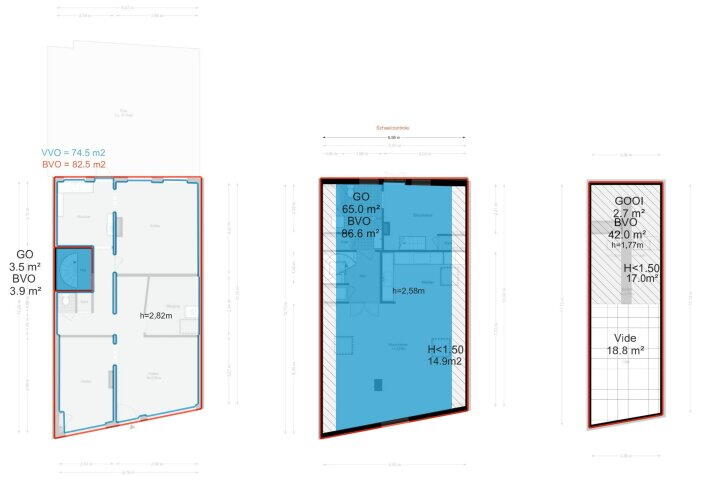 Plattegrond – Dorpsstraat 29, Amstelveen