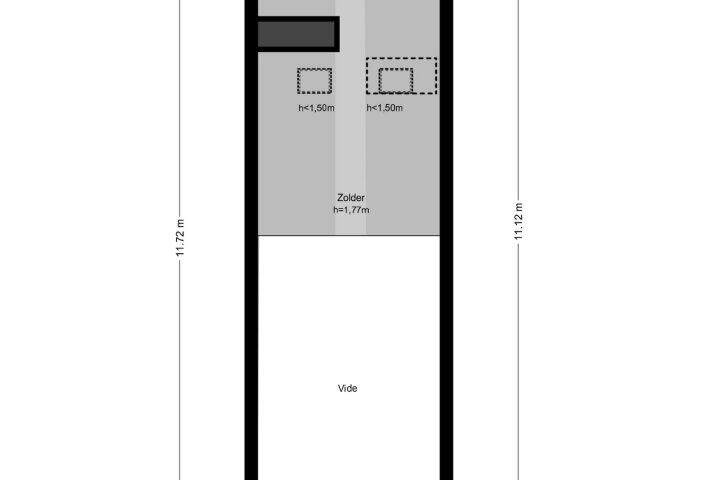 Plattegrond – Dorpsstraat 29, Amstelveen